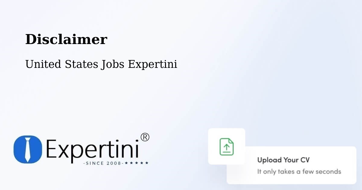 Disclaimer – Elmore - United States Jobs Expertini
